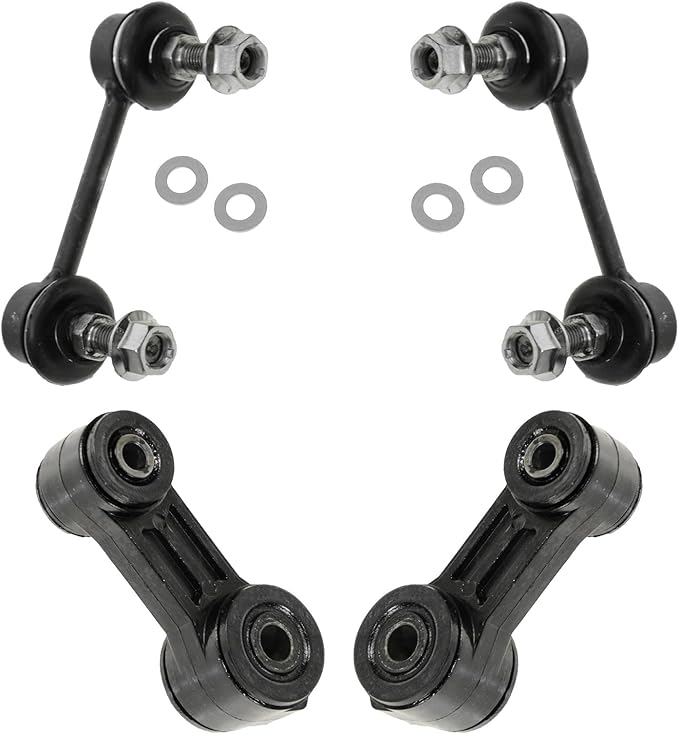 TRQ Front & Rear Sway Bar Stabilizer Link Set Compatible with 2003-2006 Subaru Baja