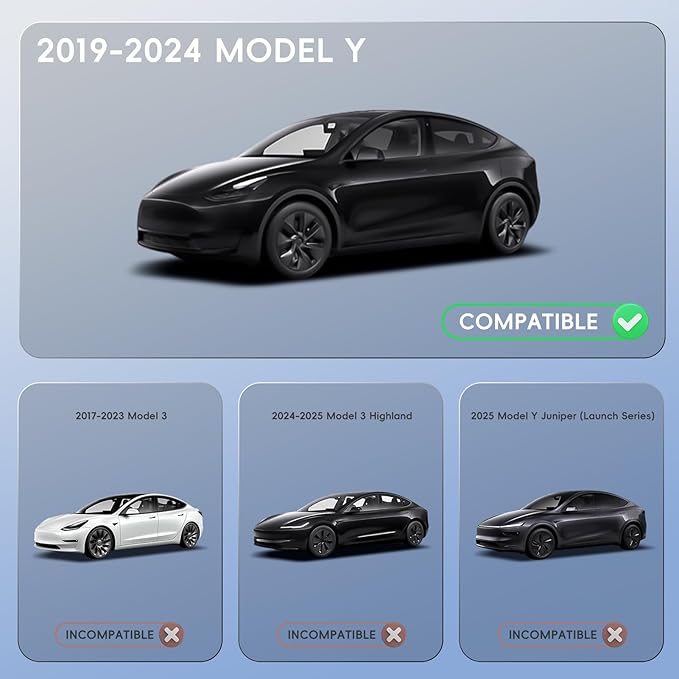 Tesla Model Y Sunshade Roof No Gaps, No-Sagging Glass Heat Insulation Glass Foldable Roof Sun Shade Accessories for Tesla Model Y 2020-2024, Gray