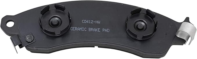 TRQ Front Ceramic Brake Pad Set Compatible with 03-04 Ford Mustang SVT Cobra 94-01 Mustang SVT Cobra 00 Mustang SVT Cobra 95 Mustang SVT Cobra 01 Mustang GT 88-96 Chevrolet Corvette