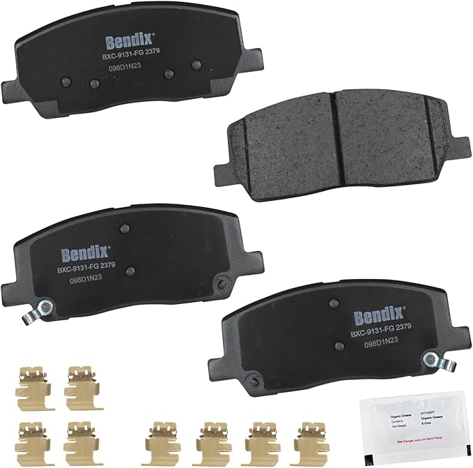 Bendix Priority1 CFC2379 Ceramic Front Brake Pads for Genesis GV80 2024-2021