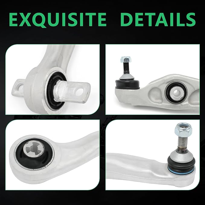 Front Lower Control Arm Kit for Tesla Model 3 2017-2018-2019-2020-2021-2022-2023 - Reference Numbers 104434100D *2,104435400A,104435900A