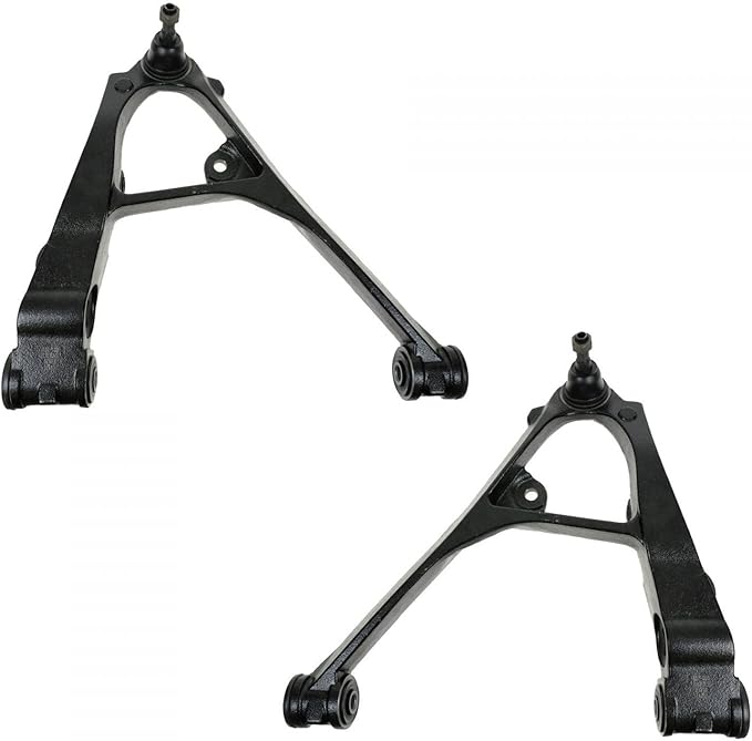 TRQ Front Lower Control Arm with Ball Joint Set Compatible with 02-06 Cadillac 99-14 Chevrolet GMC