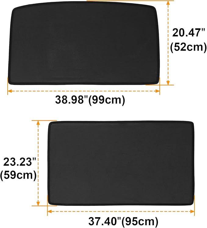 2021 2020 2019 2018 2017 2016 Tesla Model S Glass Roof Sunshade UV Ray Protection, Foldable Sunroof Sunshade Top Window Sun Shades
