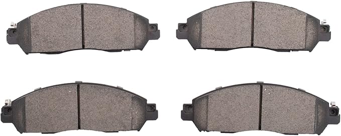 TRQ Front Brake Pads Ceramic Compatible with 2018-2021 Nissan LEAF