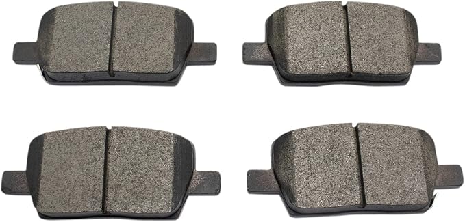 TRQ Rear Brake Pads Ceramic Compatible with 2018-2021 Buick Enclave 2016-2019 Cadillac CT6 2017-2021 XT5 2020-2021 XT6 2019-2021 Chevrolet Blazer Camaro Traverse GMC Acadia
