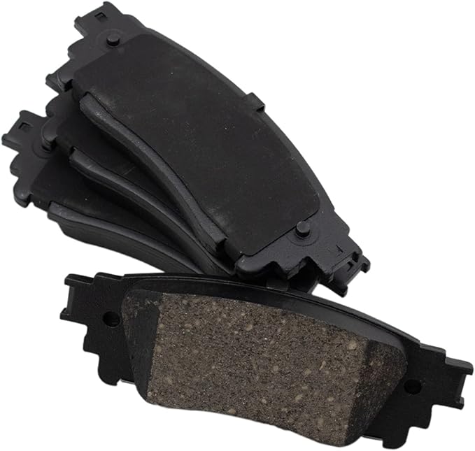 TRQ Rear Premium Posi Ceramic Brake Pad Set for Lexus NX200t NX300h SUV Truck
