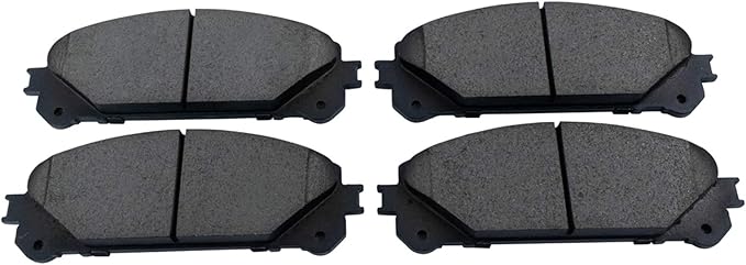 TRQ Premium Posi Ceramic Disc Brake Pad Front Kit for Toyota Lexus