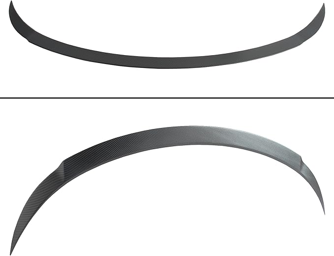 STSEV01 Rear Spoiler Fit for Tesla New Model Y Juniper 2026, Model YL-Style Performance Type ABS Wing Sporty Appearance, Trunk DeckLid Lip Exterior Accessories, Tape Installation(Carbon Fiber Style)