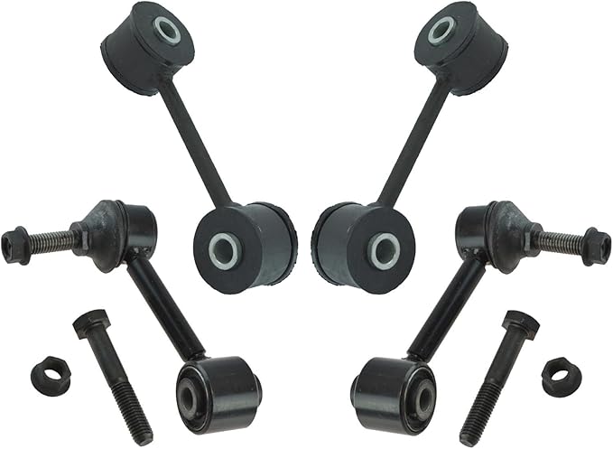 TRQ Sway Bar Stabilizer Link Set Front & Rear Compatible with 05 Jetta