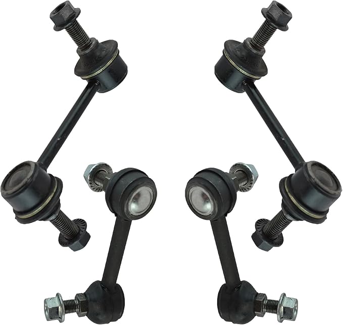 TRQ Front & Rear Sway Bar Stabilizer Link Set Compatible with 2007-2015 Mazda CX-9
