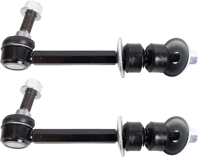 TRQ Front Driver and Passenger Side Sway Bar Link Set 2 Piece Compatible with 10 Dodge Ram 2500 4WD 10 Dodge Ram 3500 4WD 11-13 Ram 2500 4WD 11-12 Ram 3500 4WD