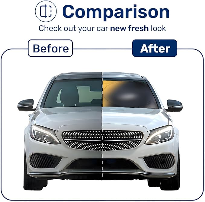 Horror Windshield Sun Shade for Car SUV Truck (55x30 Inches), Front Window Visor for Windows, Protector Blocks UV