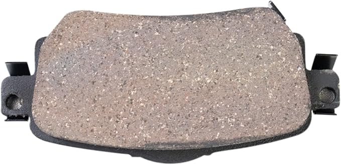 TRQ Rear Ceramic Brake Pad Set Includes Contact Point Grease Compatible with 18-21 Nissan LEAF with Electric Parking Brake 18-20 Rogue with Electric Parking Brake