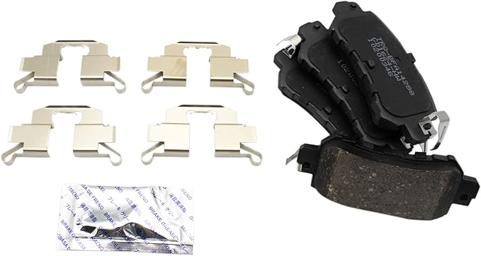 TRQ Rear Brake Pads Ceramic Compatible with 2016-2018 Mazda CX-3 2013-2015 CX-5