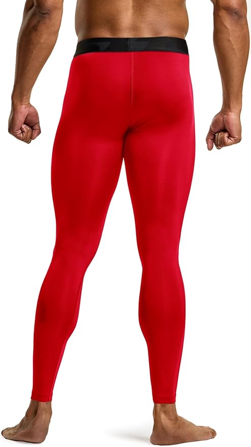 TSLA Men's Compression Pants - Cool Dry Athletic Sports Workout Running Tights Leggings Baselayer