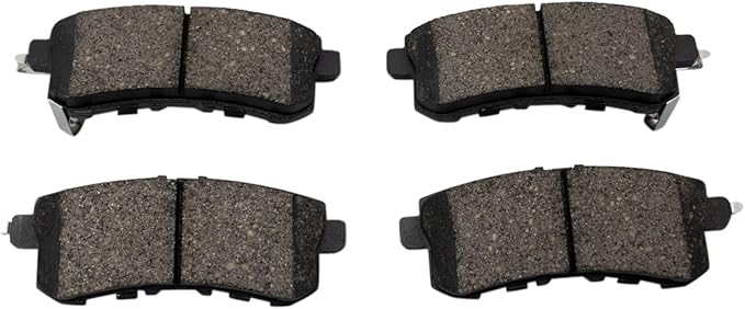 TRQ Rear Brake Pads Ceramic Compatible with 2011-2013 INFINITI QX56 2014-2021 QX80 2017-2021 Nissan Armada