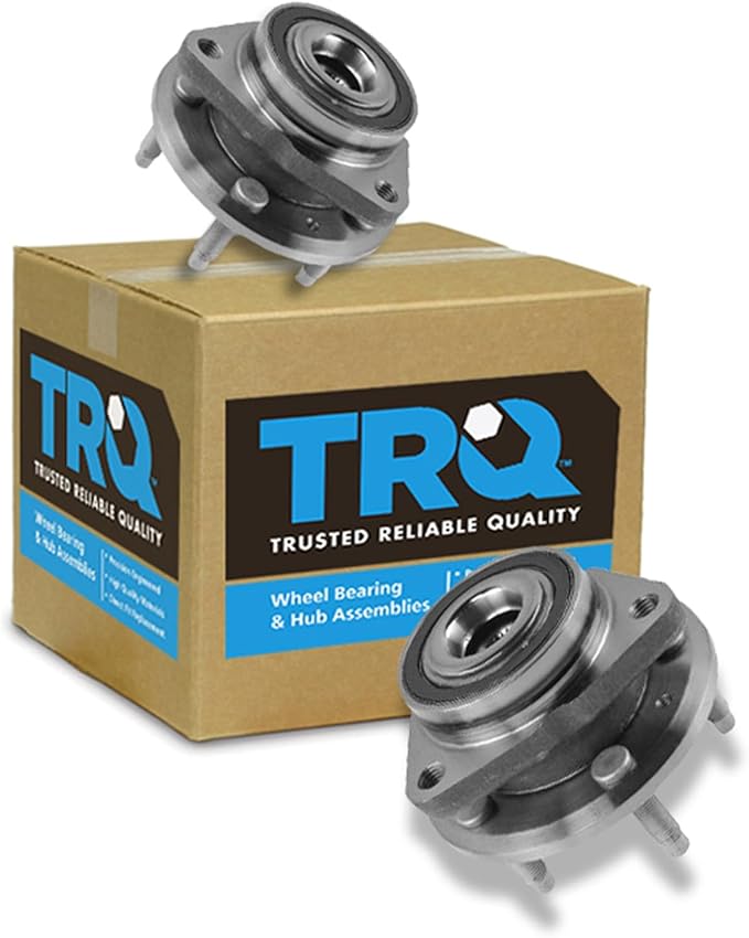TRQ 2 Piece Front Wheel Bearing & Hub Assembly Set Compatible with 2011-2015 Chevrolet Cruze 2016 Cruze Limited
