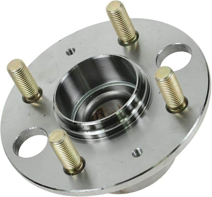 TRQ Rear Wheel Bearing and Hub Assembly Set 2 Piece Compatible with 92-93 Honda Civic SI 94-95 Civic SI Without ABS 99-00 Civic SI 93-97 Civic del Sol SI 94 Civic del Sol VTEC 94-98 Acura Integra RS
