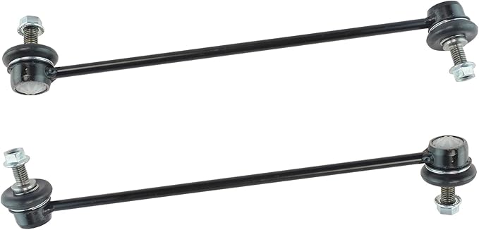 TRQ Front Driver and Passenger Side Sway Bar Link Set 2 Piece Compatible with 2003-15 Mini Cooper 2002 Mini Cooper From 3 01 02 Production Date