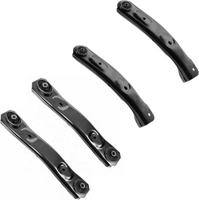 TRQ Front Upper and Lower Control Arm Set Compatible with 1999-2004 Jeep Grand Cherokee