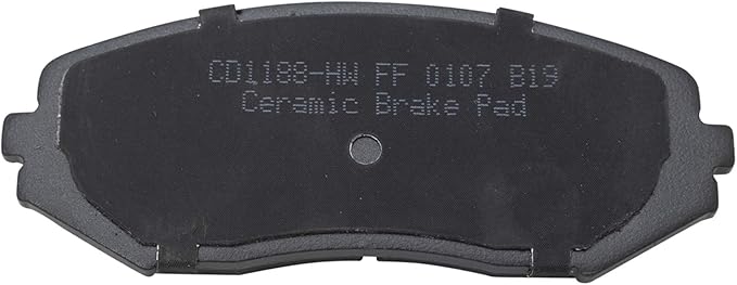 TRQ Front Brake Pads Ceramic Compatible with 2006-2013 Suzuki Grand Vitara