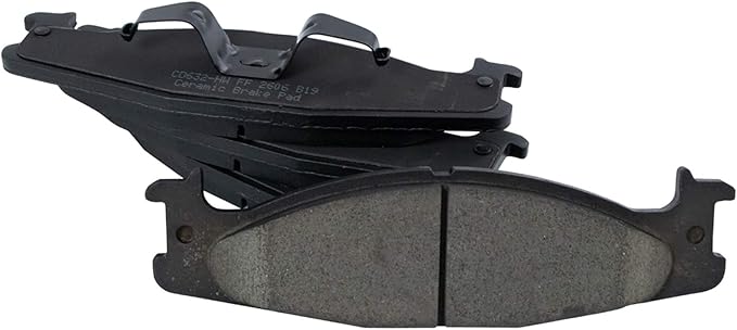 TRQ Front Brake Pads Ceramic Compatible with 1994-1996 Ford Bronco 2003 E-150 Club Wagon 1994-2002 Econoline F-150
