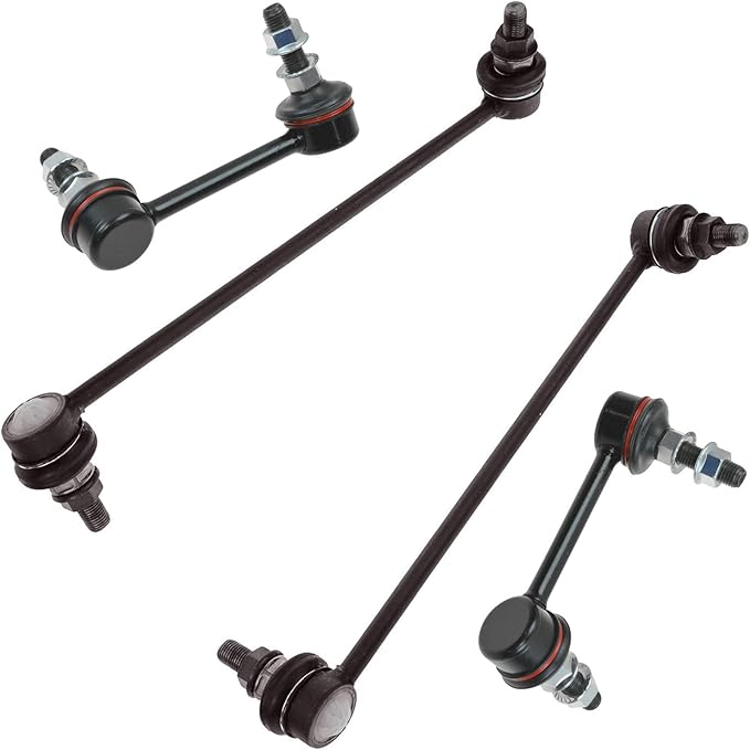 TRQ Front & Rear Sway Bar Stabilizer Link Set Compatible with 2007-2013 Nissan Altima 2009-2014 Maxima Murano