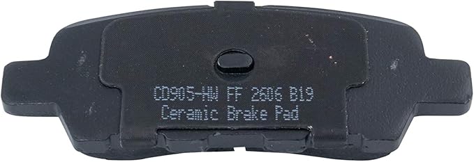 TRQ Rear Posi Ceramic Brake Pad Kit Set for Altima Maxima G35 FX45 without Brembo Brakes