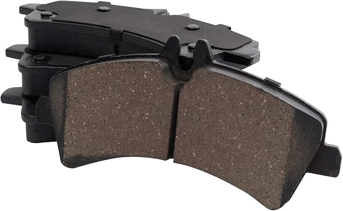 TRQ Rear Brake Pads Ceramic Hardware Compatible with 2007-2009 Dodge Sprinter 3500 2007-2018 Freightliner Sprinter 3500 2018 Sprinter 3500XD 2010-2018 Mercedes-Benz Sprinter 3500