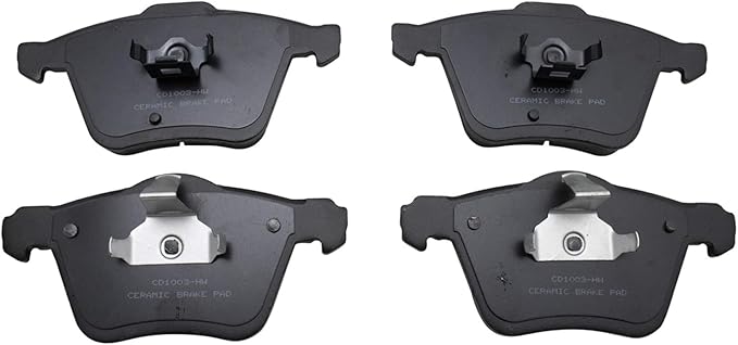 TRQ Front Brake Pads Ceramic Compatible with 2003-2009 Volvo XC90