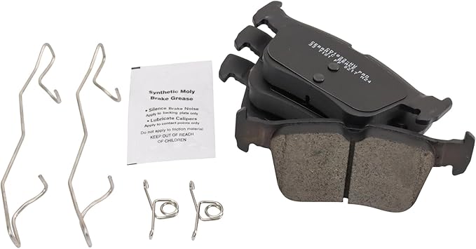 TRQ Premium Posi Ceramic Brake Pad Rear Set for Ford Edge Fusion Lincoln MKC MKZ