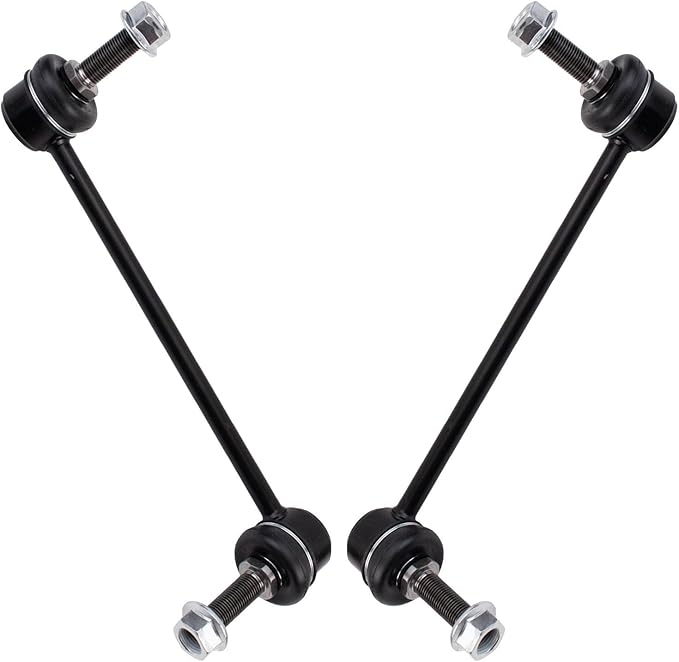 TRQ Front Driver and Passenger Side Sway Bar Link Set 2 Piece Compatible with 13-19 Cadillac ATS AWD 2014 CTS Sedan AWD 15-16 CTS AWD 17-19 CTS Base Luxury AWD