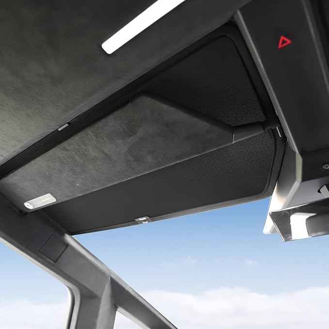 2026 Upgraded Cybertruck Roof Sunshade Heat-Insulating, UV-Protective, Nano-Reflective Interior Accessories for Tesla Cybertruck 2024-2026 (2PCS)