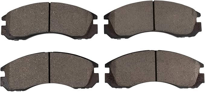 TRQ Front Brake Pads Ceramic Compatible with 1997-2004 Mitsubishi Diamante 2000 Eclipse Galant 2009-2014 Lancer 2005-2020 Outlander