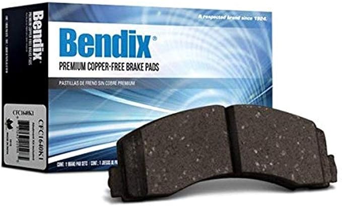 Bendix Priority1 CFC1611C Ceramic Front Brake Pads for Ford Explorer 2019-2014, Flex 2016, Flex 2019-2018, Police Interceptor Utility 2019-2016, Taurus 2019-2017, Lincoln MKS 2016, MKT 2019-2016