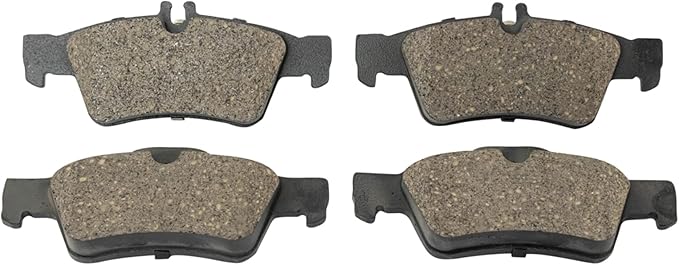 TRQ Brake Pad Premium Ceramic Rear Kit for Mercedes Benz CL E S SL Series