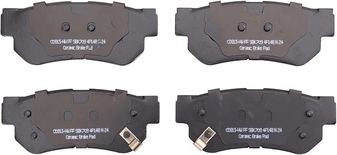 TRQ Rear Posi Ceramic Brake Pad Kit Set for Amanti/Azera/Elantra/Optima/Santa Fe/Sonata/Sportage/Tucson / XG300 / XG350