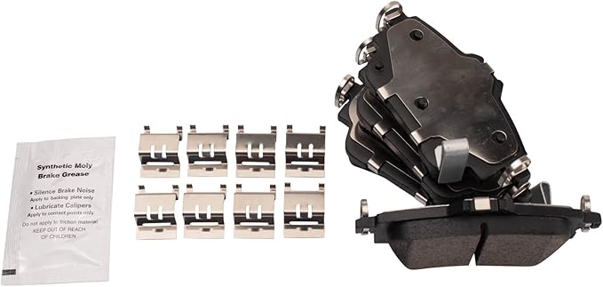TRQ Rear Brake Pads Ceramic Compatible with 2020-2022 Nissan Sentra