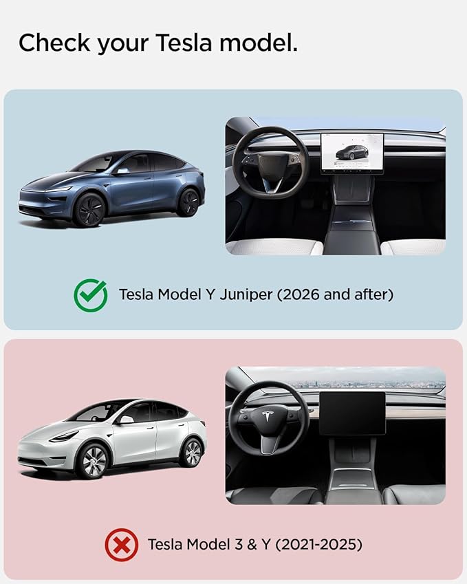Spigen Double-Layered CryoShade Roof Sunshade for Tesla Model Y Juniper (Only Premium & Performance 2025/2026)