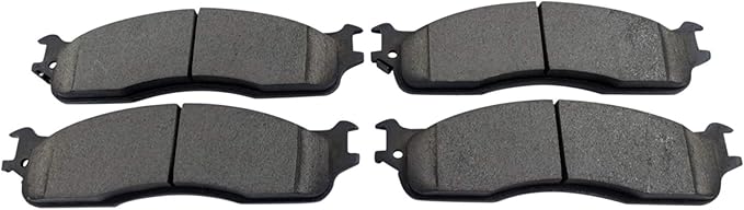 TRQ Front Brake Pads Ceramic Compatible with 2006-2008 Dodge Ram 1500 2003-2008 2500 3500
