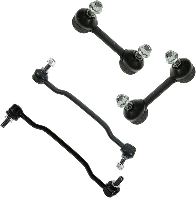TRQ Front & Rear Sway Bar Stabilizer Link Set Compatible with 2002-2006 Nissan Altima 2004-2008 Maxima