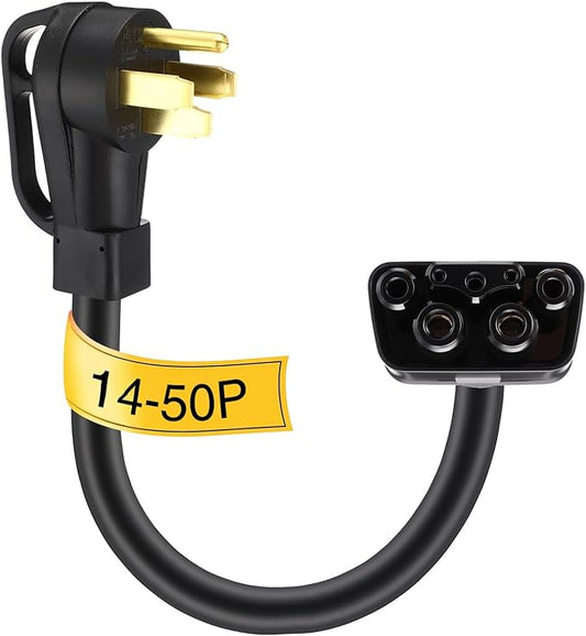 Relaxweex 16" Adapter Compatible with Tesla Gen 2 Mobile Portable Charger Connect Mobile Charger to Handle(not Compatible with Pre-2018 Model S/x Vehicles)(14-50p)