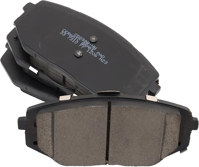 TRQ Front Ceramic Brake Pad Set Compatible with 2022-2023 Hyundai Tucson 2023 Kia Sportage
