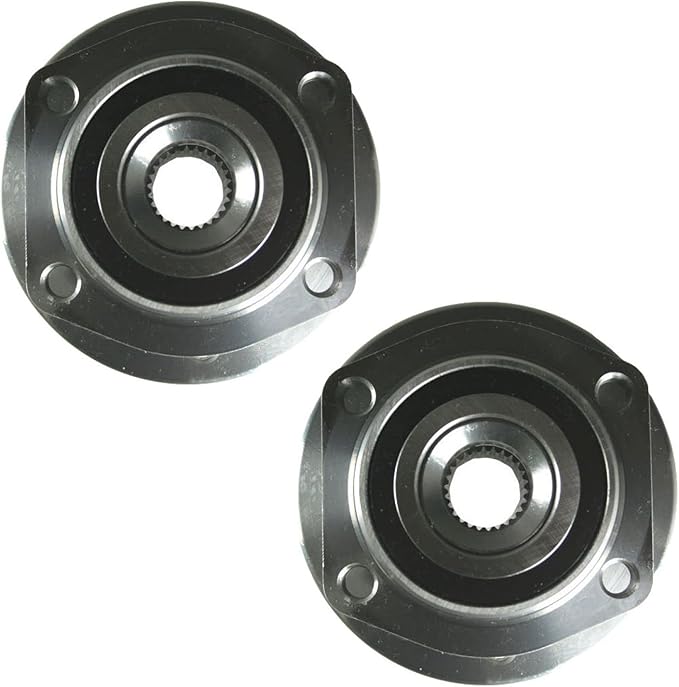 TRQ Front Left and Right Wheel Bearing and Hub Assembly Set 2 Piece Compatible with 1994-1997 Volvo 850 1998 S70 1998 V70 1998 C70