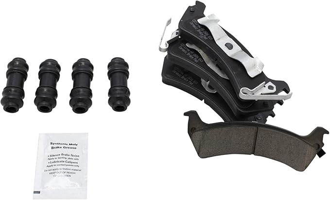 TRQ Rear Brake Pads Ceramic Compatible with 1995-1998 Jeep Grand Cherokee