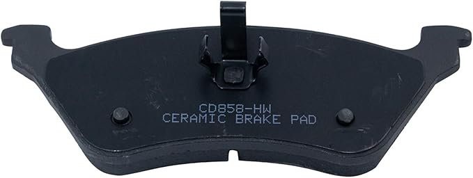 TRQ Rear Brake Pads Ceramic Compatible with 2001-2007 Chrysler Town Country 2001-2007 Dodge Caravan Grand Caravan