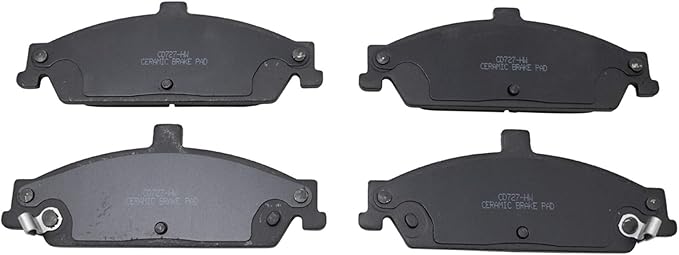 TRQ Front Brake Pads Ceramic Compatible with 2004-2005 Chevrolet Classic 1997-2003 Malibu 1999-2004 Oldsmobile Alero 1997-1999 Cutlass 1999-2005 Pontiac Grand Am