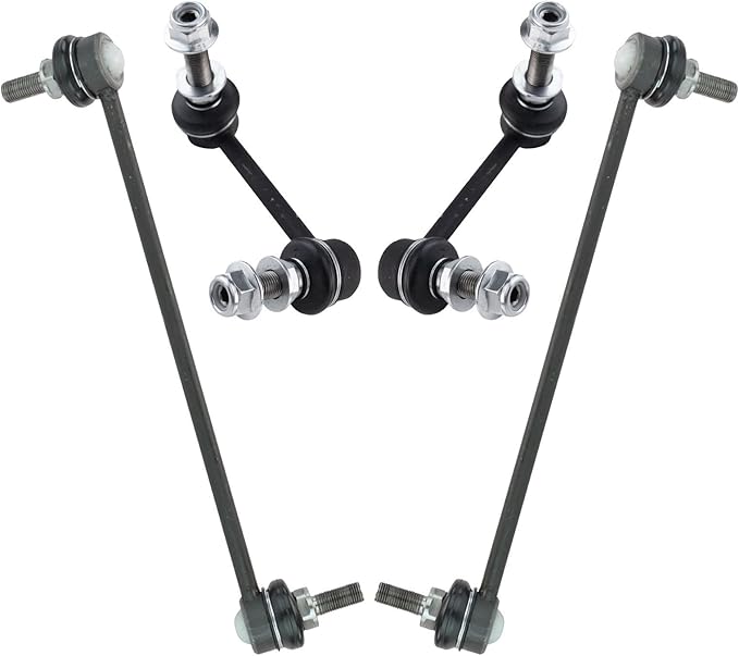 TRQ Front and Rear Sway Bar Link Set 4 Piece Compatible with 2013 Infiniti JX35 2014-2020 Infiniti QX60 2022 QX60 2013-2020 Nissan Pathfinder 2015-2023 Murano