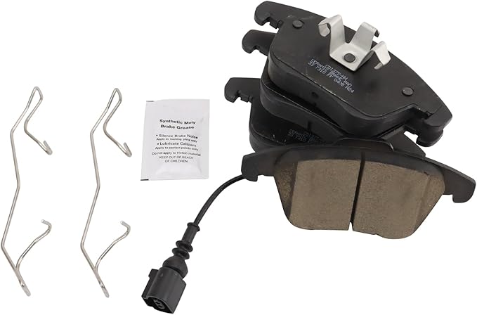 TRQ Front Brake Pads Ceramic Compatible with 2015-2018 Audi Q3 2015-2018 Q3 Quattro 2012-2020 Volkswagen Passat 2009-2017 Tiguan 2017-2018 Tiguan Limited