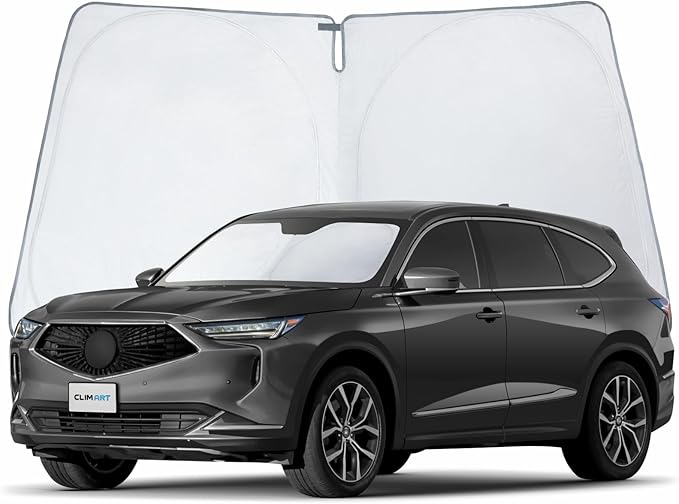 CLIM ART Windshield Sun Shade for Acura MDX 2022-2026, Custom-Fit Foldable Car Sunshade, Vehicle Sun Protector, Front Auto Windshield Cover, Car Accessories - WS3046